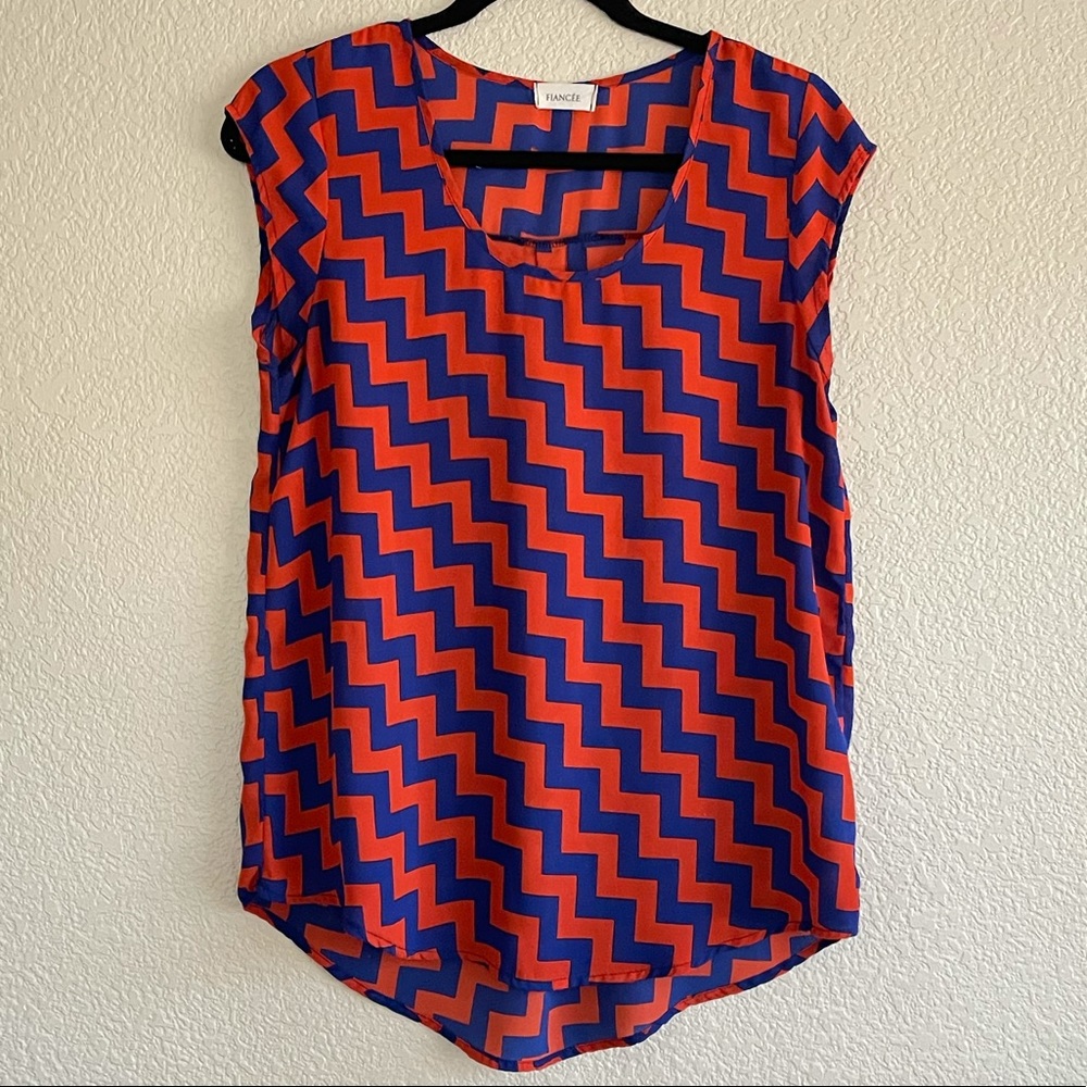 CHEVRON BLOUSE